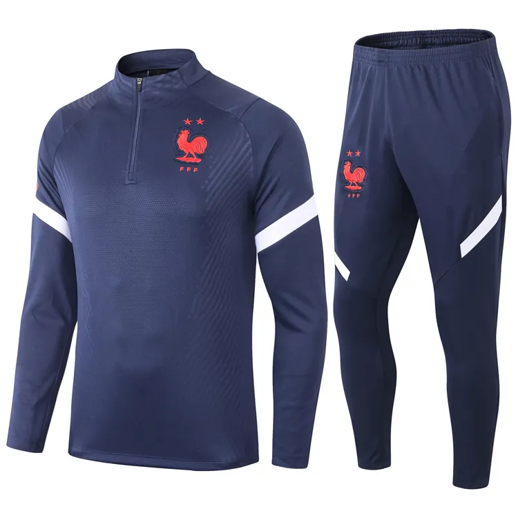 soccer Men France football winter tracksuit training suit long sleeve  survetement maillot de foot 2023 2022 Italy sportswear set tracksuit jacket