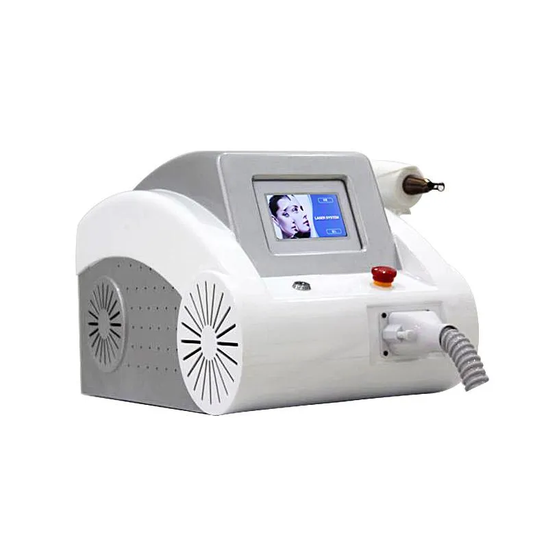 Q Switch ND YAG LASER Machine 2000MJ Sistema di rimozione del tatuaggio Dispositivo di rimozione del callo del sopracciglio della linea delle labbra