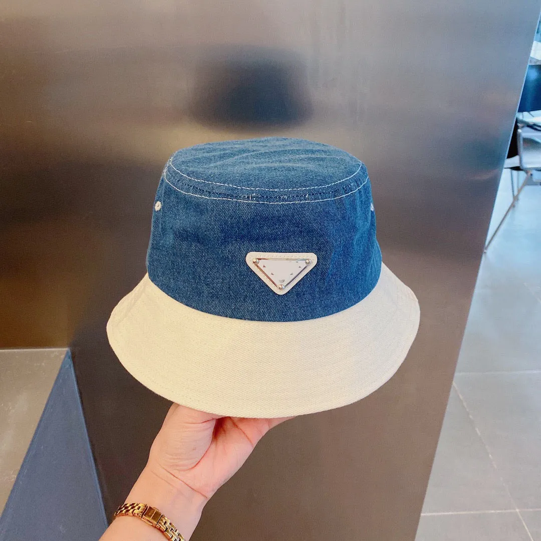 Mode chapeaux à larges bords seau chapeau designer casquettes ajustées pour les femmes cowboy cowgirl bonnet plat mens casquette de baseball snapbacks unisexe extérieur décontracté patchwork de qualité supérieure