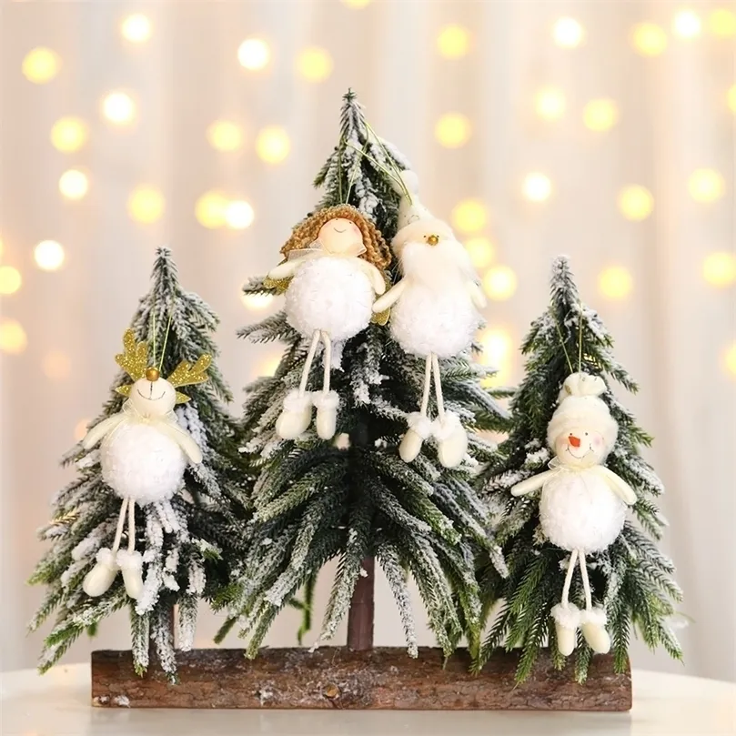 Inne imprezy imprezowe zapasy choinki ozdoby wiszące 2023 Rok prezenty Bożego Narodzenia anigel lalki świąteczne Dekoracja dla domu #50G 220908