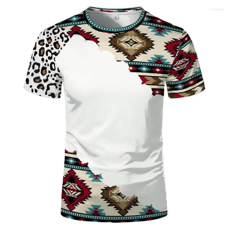 Herr t-skjortor indie station i USA tie-dye tomt toppar tunt och l￤tt tyg snabbtorkande kort￤rmad t-shirt f￶r m￤n/kvinnor