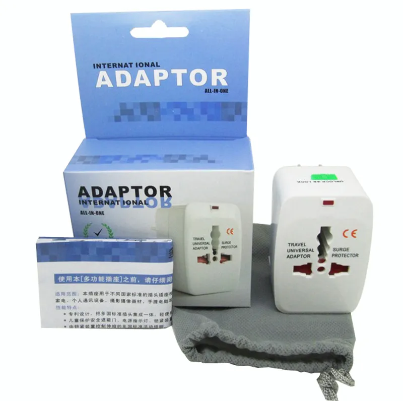 Universal International Travel World AC Power Adapter All in One DC Socket Charger Adapters