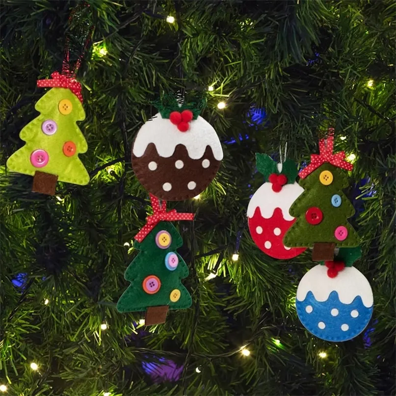 Decorazioni natalizie Altri articoli per feste per eventi Buon anno Ornamenti natalizi Regalo di Natale fai da te 6 pezzi Decorazioni per bambole con ciondolo albero di Babbo Natale pupazzo di neve 220908