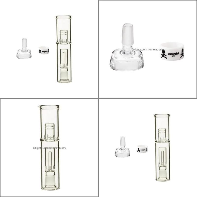 Autres accessoires pour fumeurs Osgree Accessoire pour fumeurs Adaptateur de tuyau d'eau en verre de 14 mm Wpa avec outil Hydratube Hubble Bubbler Attachment Fo Dhve5