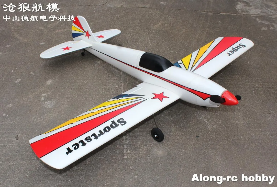 Epo Foam RC Airplane Models Hobby Toys 40 Inch 1015mm WINGSPAN SUPER Sportster Aerobaticr Plane Aircraft Set Set eller PNP Set