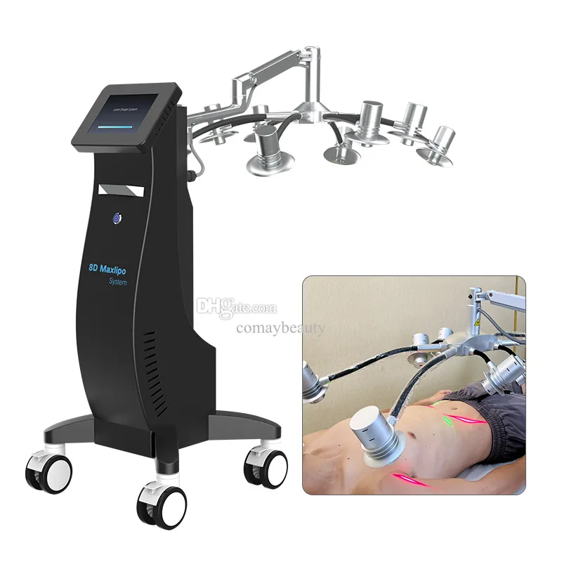 8d 532nm 635 nm licht lipo laser lichaam afsnijdende vetverbranding diepte cellulitis verwijdering slanke apparatuur 2 jaar garantie