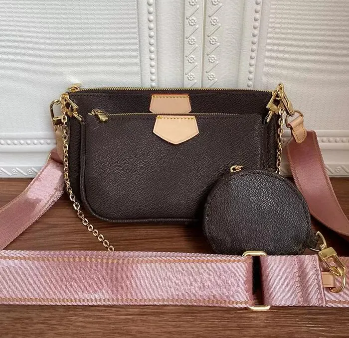 Designers Väskor modeväska handväska plånbok telefon Kvinnor Crossbody-väska Tredelad Läder Lyxiga Handväskor Plånböcker Designer Tote