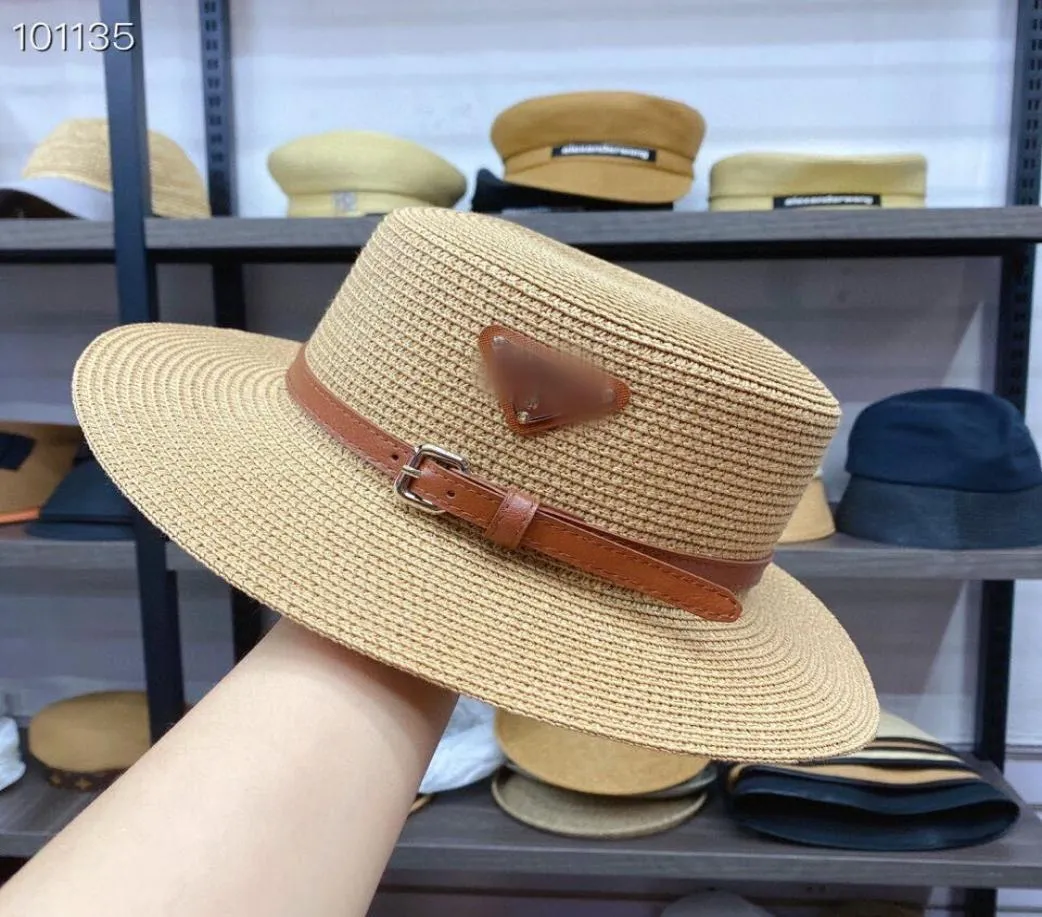 2021 صيف المرأة مصممة دلو القبعة المحبوكة مصممين كبير القبعات شمس للسفر عالي الجودة أزياء سيدة الفخامة