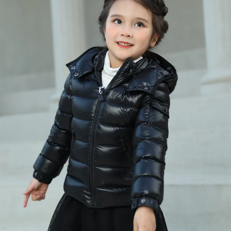 Fall Classic Kids Hooded Zipper Goose Down Jacket For Girls From Babywarehouse 77.86 DHgate.Com
