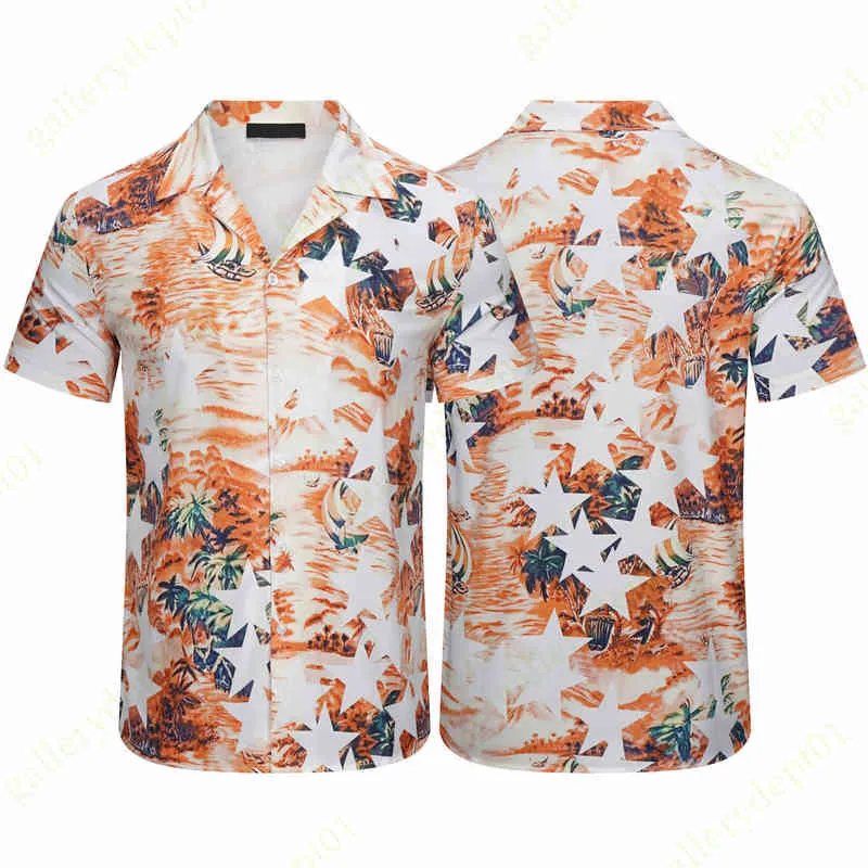T-shirts masculins Chemises pour hommes de la chemise de designer peinture filets à éclaboussure