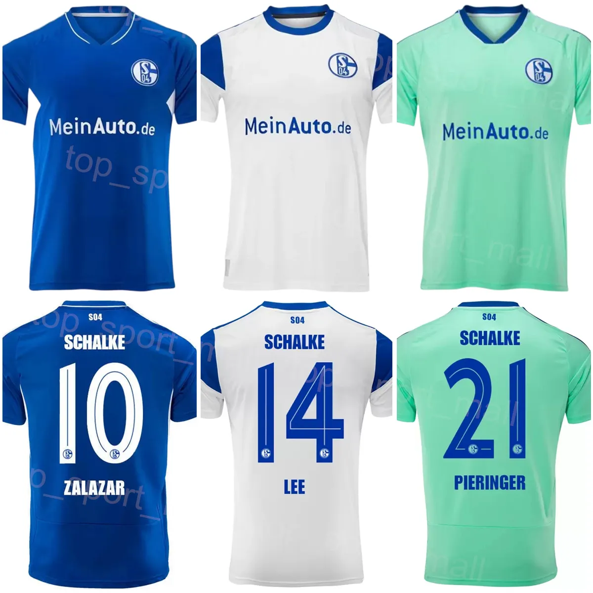 Club Schalke 04 Soccer 2 Thomas Ouwejan Jerseys 2022-23 FC 11 Marius Bulter 33 Malick Thiaw 13 Alexander Schwolow 8 Danny Latza 10 Rodrigo Zalazar voetbalshirtpakketten