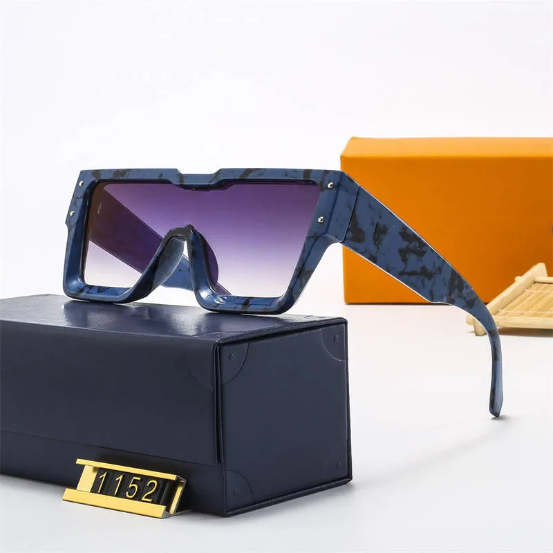 Blumenlinsen-Sonnenbrille, Designer-Sonnenbrille für Damen, PC-Vollrahmen-Lünette, modische hochwertige Luxus-Druckbrille, Herrenschirm, adumbral, mit Box