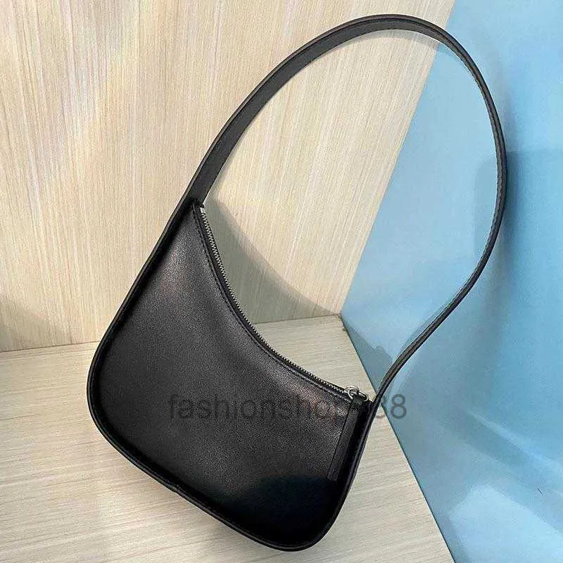 Diseñador The row underarm bag verano 2022 diseño de nicho bolso de hombro de media luna de cuero kendou de alta textura con el mismo estilo