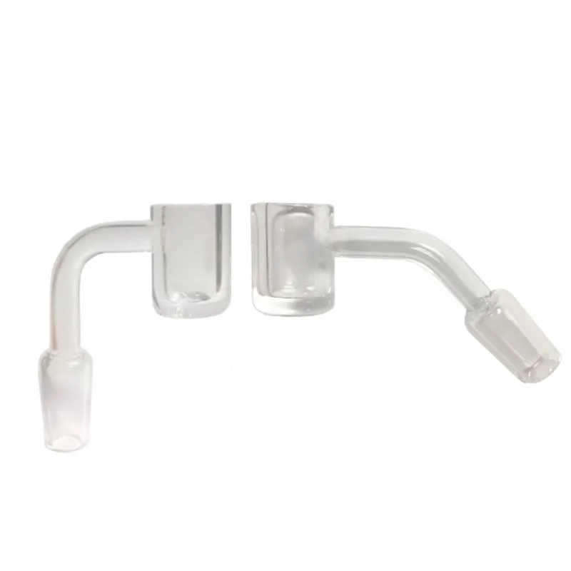 Fumo di narghilè al quarzo Bangers Ciotole Slide Blender Slurper 14mm 18mm Maschio 45 Angolo di 90 gradi Miscela 20mm Per tubi dell'acqua Bong in vetro