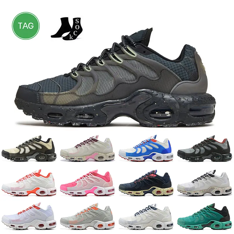 Atacado TN TerraScape Plus Running Running TNPLUS TerraScapes TNS White Red Green Green Cinza 