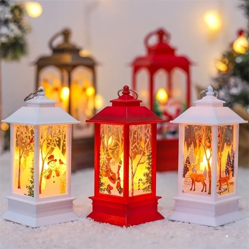 Autres événements de fête Fournitures de Noël Jouet Lanterne Lumière Joyeux Décorations pour la maison Navidad Arbre Ornements Cadeaux de Noël Année 220908