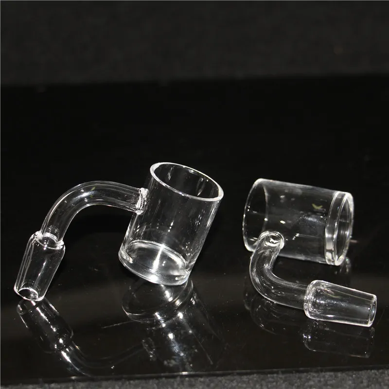 Quartz Banger Nail Accessoires pour fumer 19mm 14mm 10mm Mâle Bol plat à joint poli pour les plates-formes de bang en verre Dab