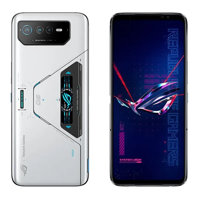 Original Xiaomi Asus ROG 6 Pro 5g Gaming de telefone celular 18 GB RAM 512GB ROM Snapdragon 8 Plus Gen 1 50,0mp NFC Android 6.78 "E-SPORTS Screen ID da impressão digital FACE