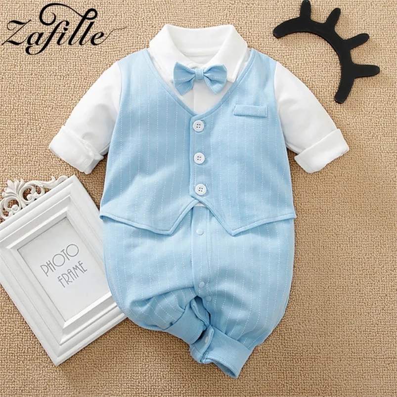 Компания Zafille 100% хлопковая мужская детская детская одежда рождена для детей для детей джентльмен для мальчика для вечеринки на день рождения однолетний детский костюм 220909