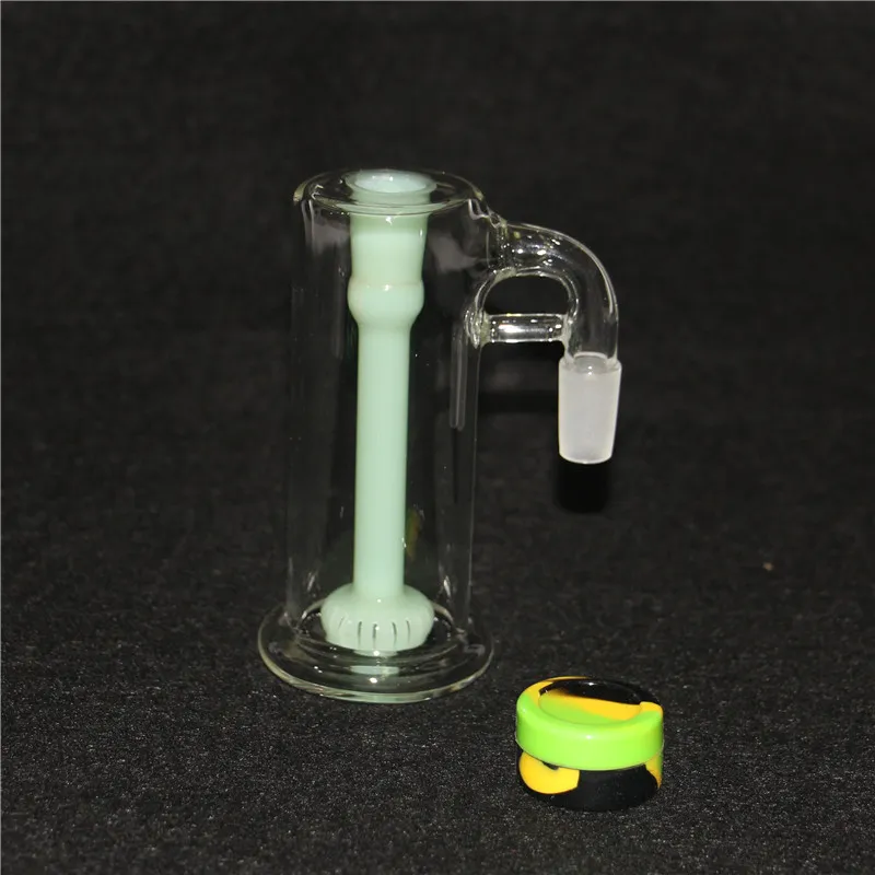 マトリックスパーコアッシュキャッチャーフッカー14mm 45 90級14mm for Glass Bong Ashcatcher Bubbler PurpleBongs Water Pipe