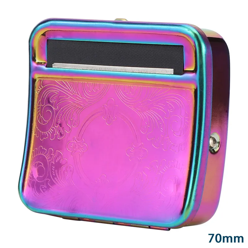 Smoking Roller Tobacco Herb Cigarette Rolling Machine Saver 2 in 1 Small Pocket Handroll Smoke Roll Maker Box