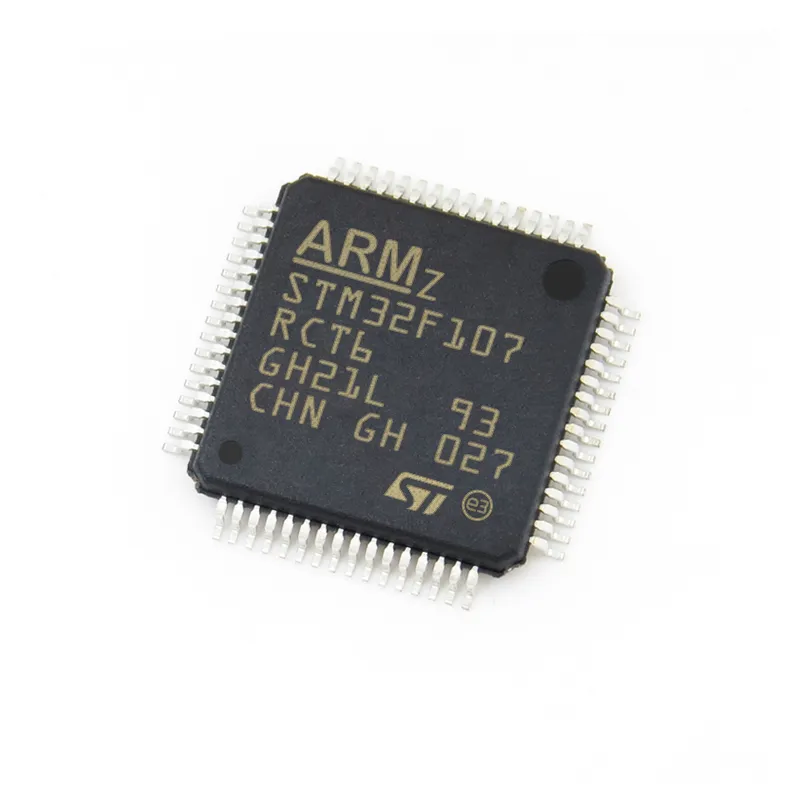 NUOVI circuiti integrati originali STM32F107RCT6 STM32F107RCT6TR chip ic LQFP-64 72MHz Microcontrollore