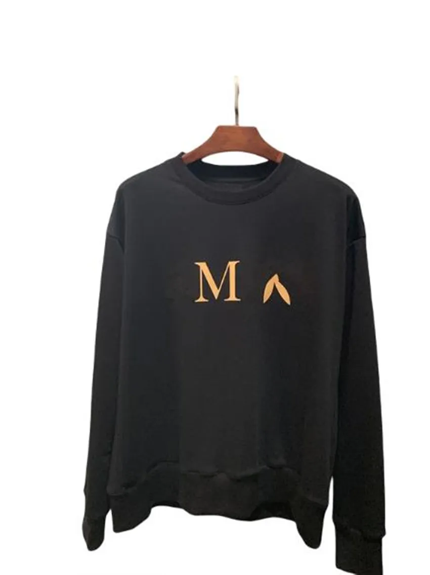 Designer Sweatshirt Mens Sweatshirt Man Woman Sweater Crewneck Overdimensionerad Pullover 20SS Black White Streetwear Hip Hop Cotton Letter Print