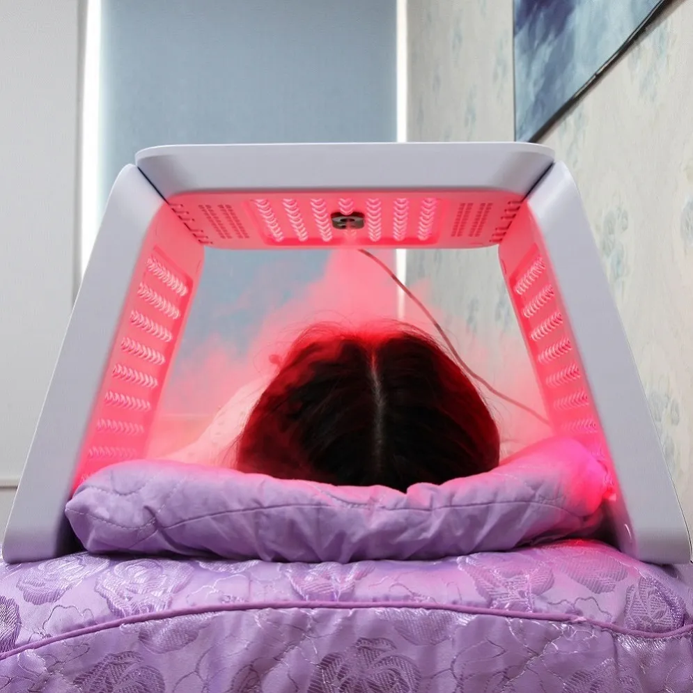 2023 أحدث 7 ألوان LED Therapy Mask Mask Home Beauty Salon PDT Cold Hot Compress Perfromet