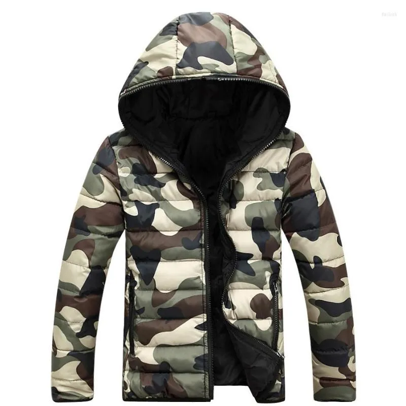 Men's Down Wholesale-Camouflage Winter Jacket Men 2022 Mens Jackets And Coats Doudoune Homme Hiver Marque With Hood