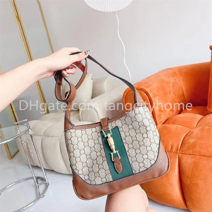 Designer One Shoulder Bag Luxury Handbag Womens JACKIE Purse Double G Vintage And Fashion Totes With Metal Head Lock Ladies Wallet