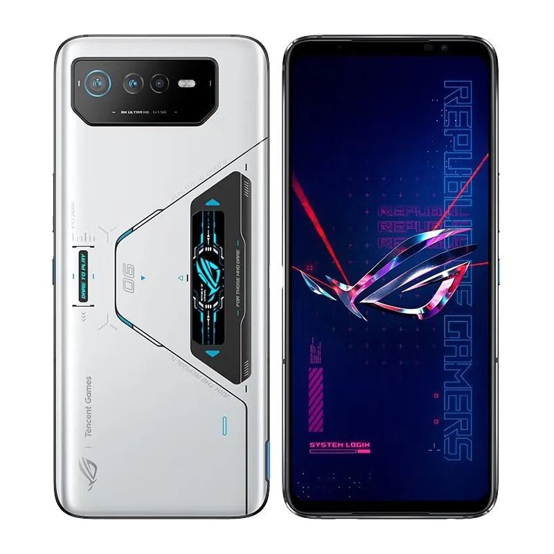 Original Xiaomi ASUS ROG 6 Pro 5G Teléfono móvil Juegos 18GB RAM 512GB ROM Octa Core Snapdragon 50.0MP NFC Android 6.78 "E-sports Pantalla Identificación de huellas dactilares Cara Teléfono celular inteligente