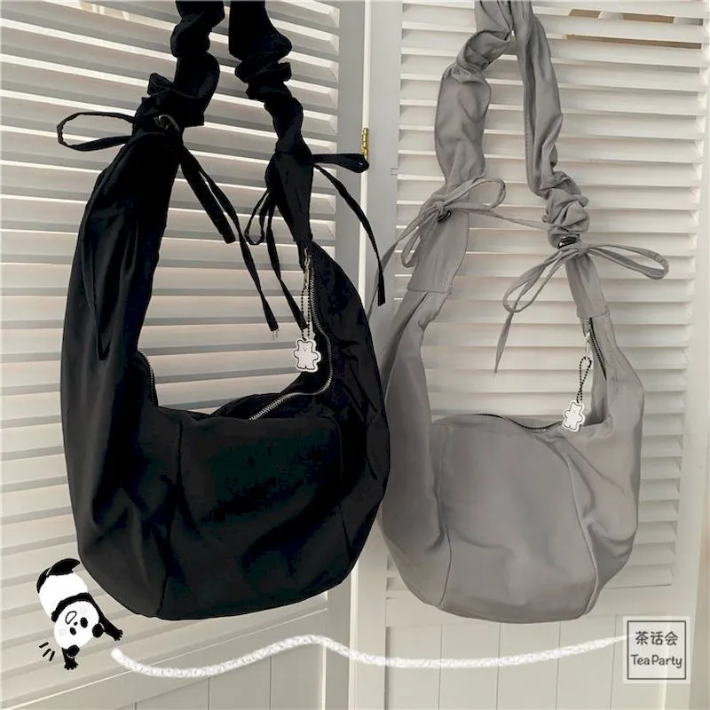 Sac à dos japonais Harajuku pour fille, sacoche de littérature et d'art Vintage, Version coréenne rétro pour étudiante, Style Port foncé, sac pliable pour femme