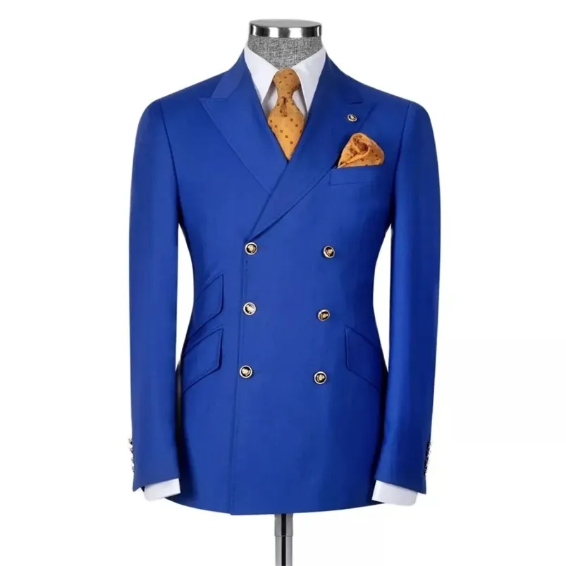 Double Breasted Blazer Royal Blazers Mens Suits Blazers Royal Blue
