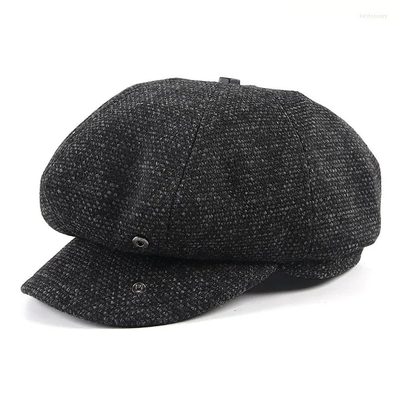 Berretti Berretto Cappello Uomo Classico Vintage Autunno 2022 Peaky Blinders Berretto da uomo Boina Italiana Hombre Ottagonale Sboy Maschio