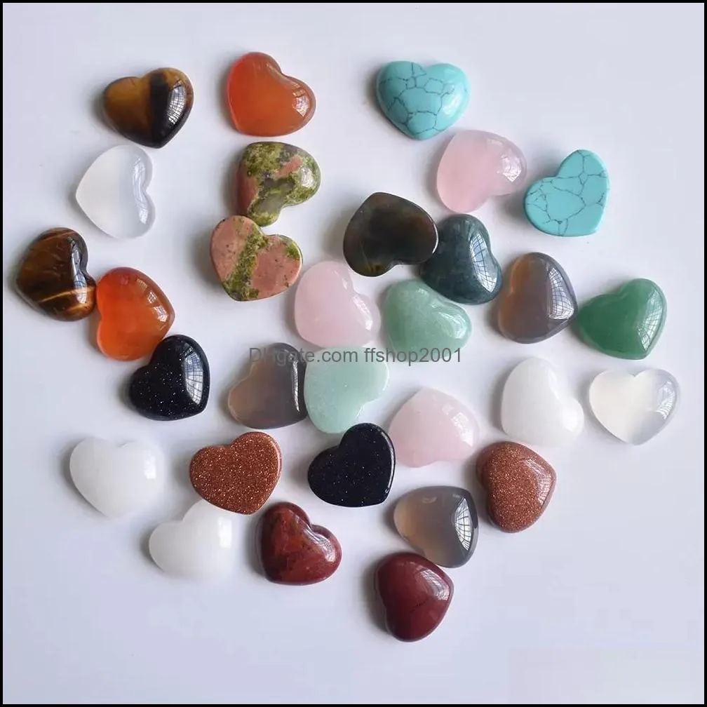 Kamienne kamienne kamienniki 15x18 mm serce luźne koraliki opal czarny onyksowy kwarc rose tygrys