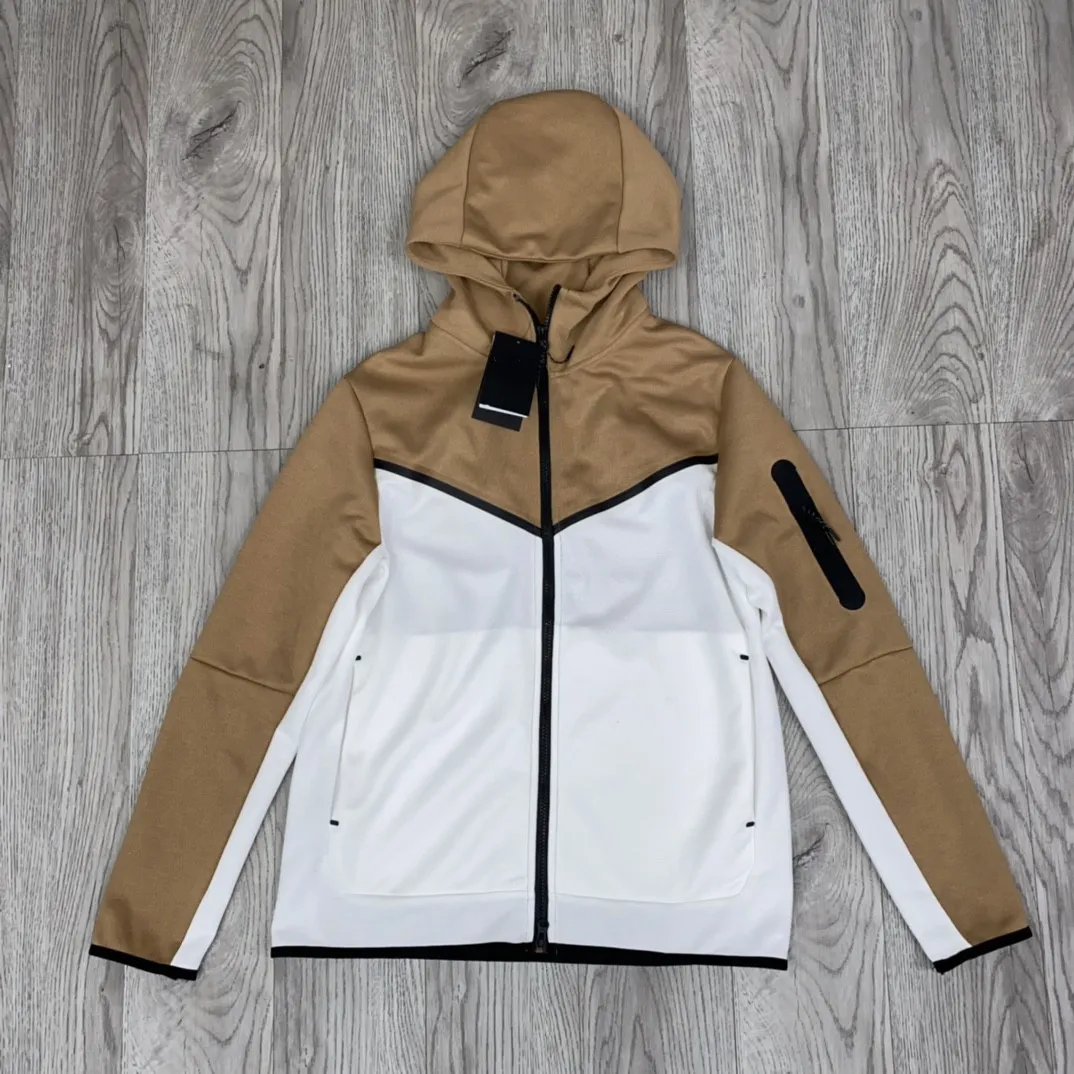 Ny designer teknisk fleeces jacka män kvinnor hoodie långärmad kvinnor mens jackor zip up hoodies tröjor techfleece tjocka lösa kofta tröjor storlek m-xxl