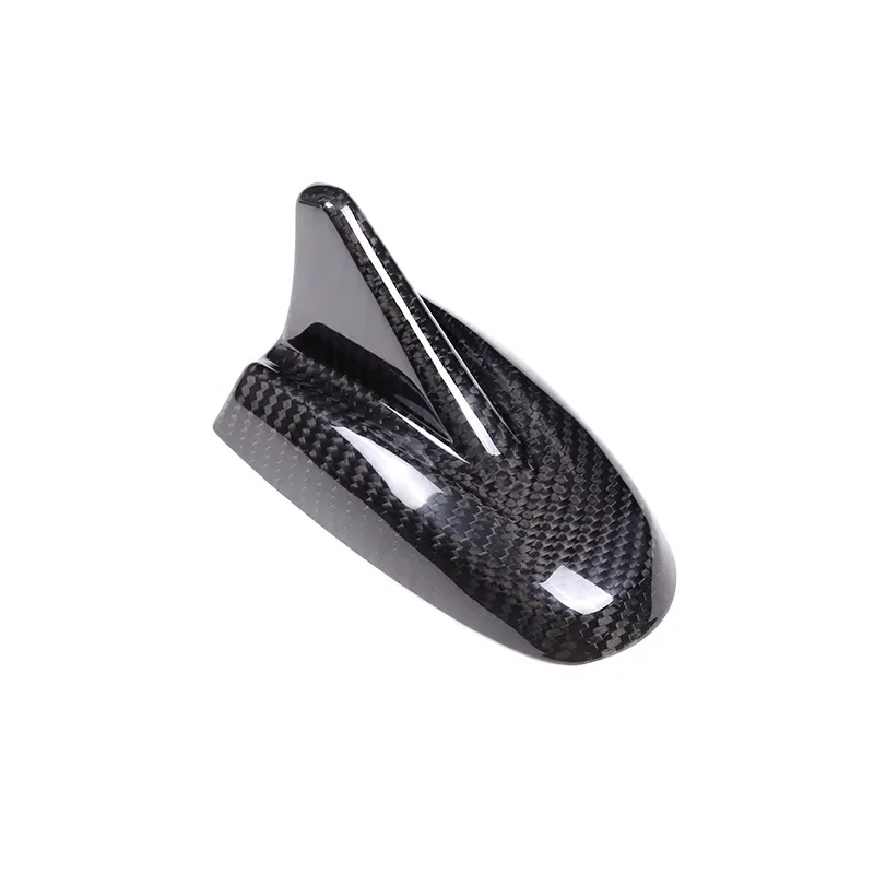 Real Carbon Fiber Fish Fin Antenna Holder Cover For Maserati