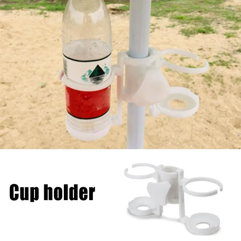 Hooks 1PC Reliable Innovative Foldable Beach Umbrella Cup Holder Muti-use Drinking Portable For Outdoor