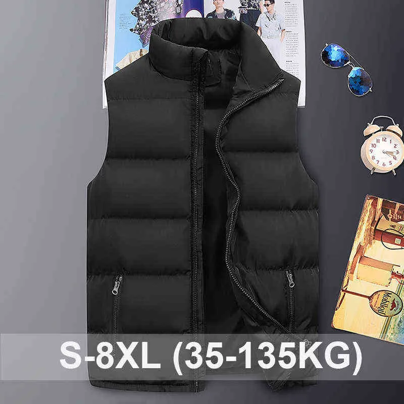 Herrarna ner parkas mode mens jacka ärmlös väst fjäder varma västar casual rockar manliga bomullsmän väst män förtjockar waistcoat y22