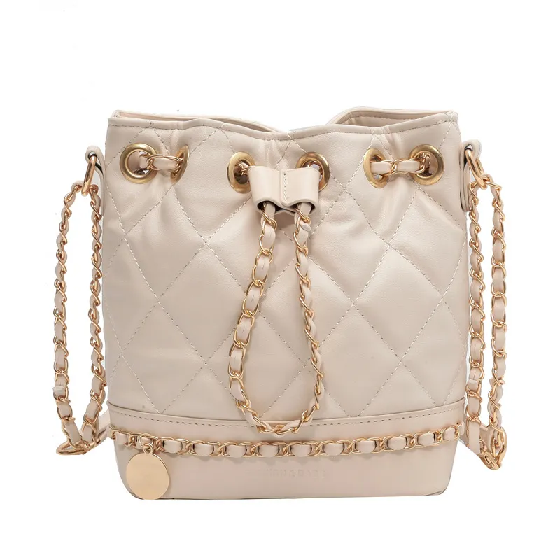 バケットバッグデザイナー2022冬の新しいダイヤモンド格子は、女性のクロスボディ財布のためのバッグY220909