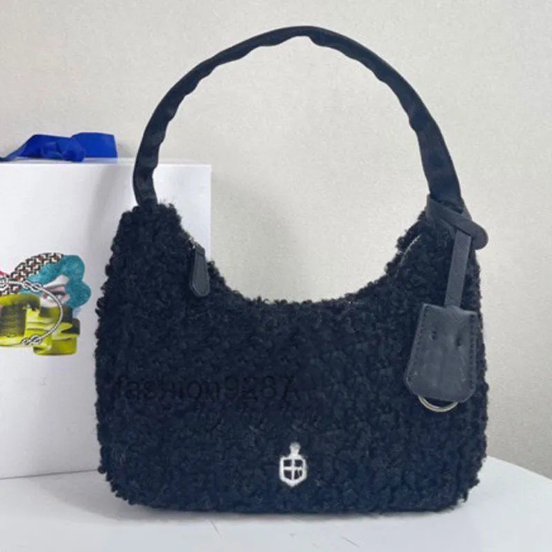 borse firmate Peluche Donna Nuova borsa sotto le ascelle Borsa a tracolla classica Borsa posteriore alla moda Borse per ascelle Morbido tessuto in spugna Materiale Qualità Cerniera da parete