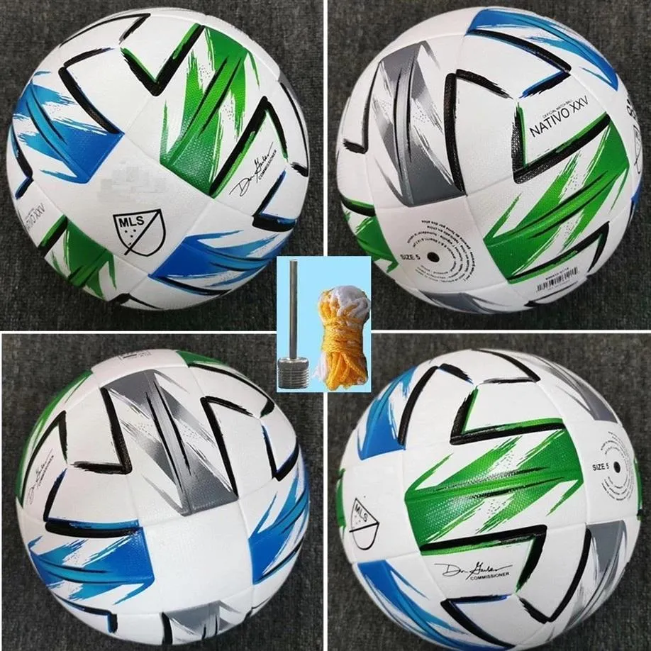 New American League de alta calidad Mls Soccer Ball 2020 USA Final Kyiv Pu Size 5 Balls Gránulos Fútbol resistente a la deslizamiento 266s
