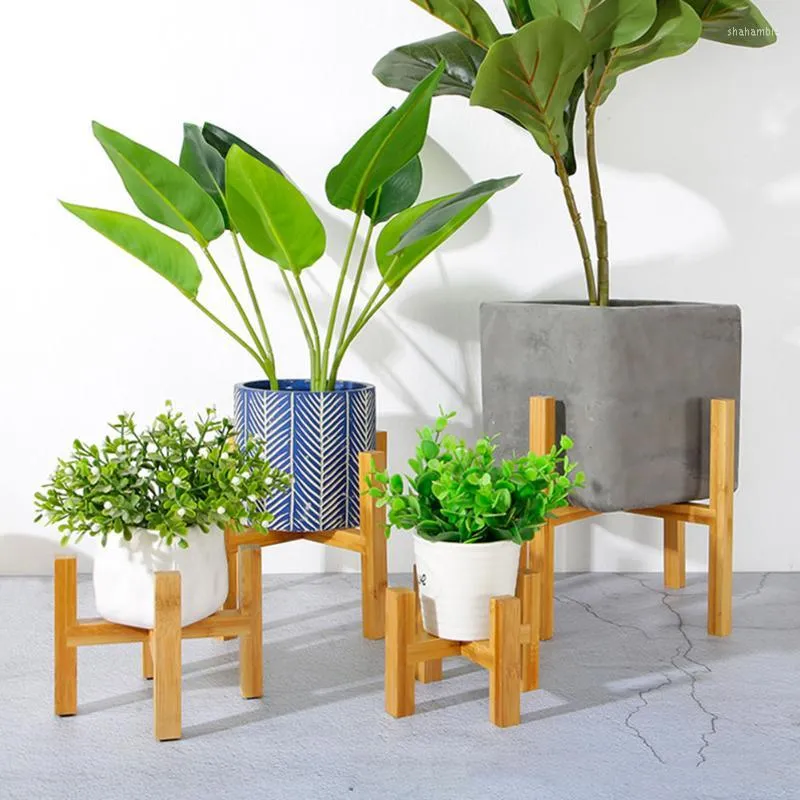 Planters Pots داعى زارع خشبي الصواني حامل زهرة حامل قائم بوسائل بونساي شرفة شرفة حديقة عرض مصنع رف