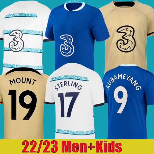 22 23 Soccer Jersey Sterling Koulibaly Cucurella Havertz Ziyech Football Shirt 2022 2023 Mount Pulisic Jorginho Camiseta de Futbol Kante Chilwell Maillot Foot