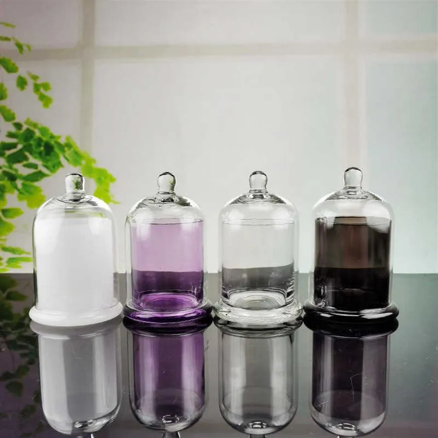 1 pc lege glazen kaarsenpot glazen koepel cloche bel jar voor geurende kaarsen kit die luxe container 190 ml 220 ml h09101812