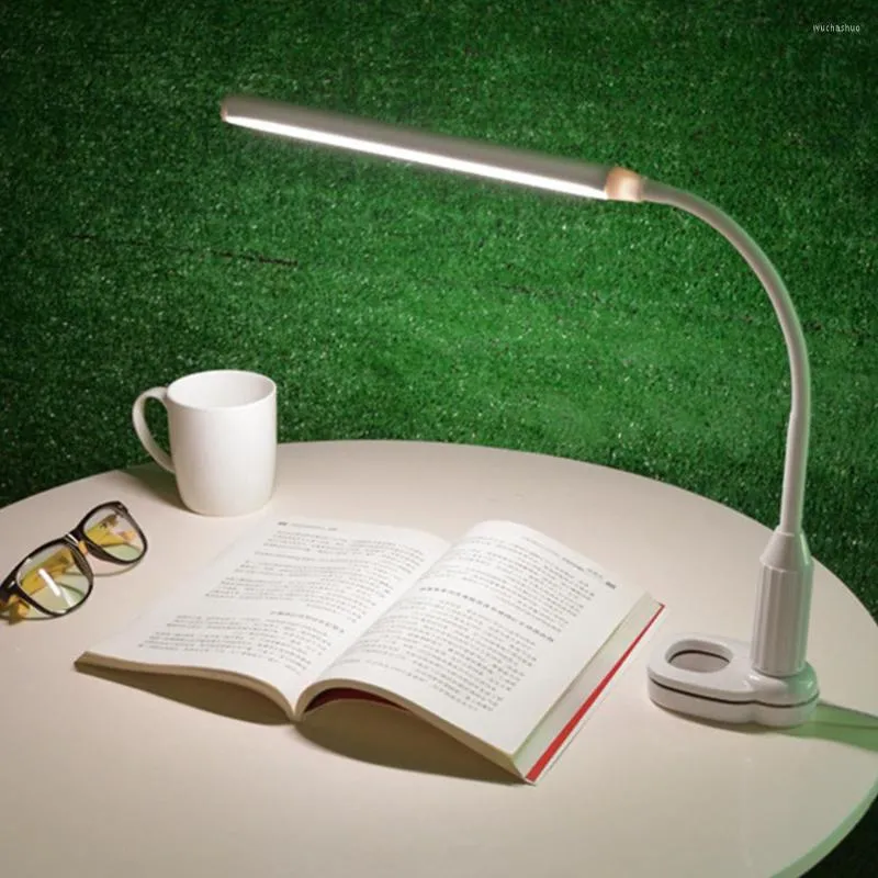 Lampade da tavolo Touch dimmerabile continuo Comodino Protezione degli occhi Luci notturne Lampada da scrivania a LED Batteria ricaricabile luminosa per ufficio