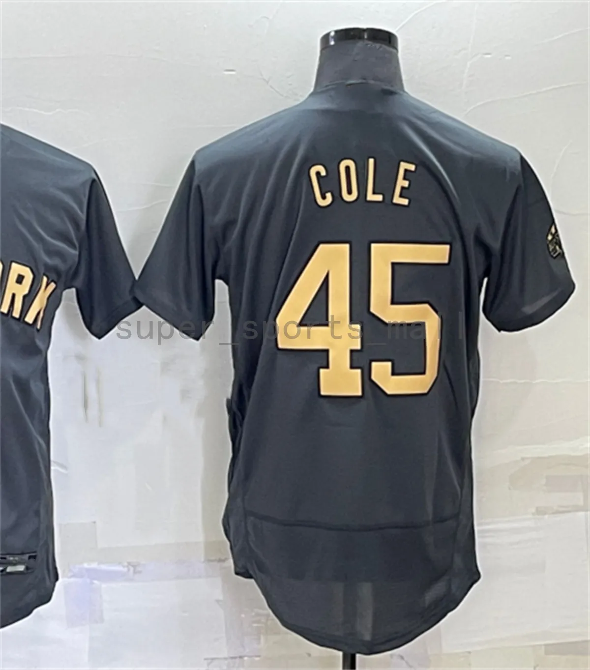 2022 All Star Baseball Jersey 27 Giancarlo Stanton 45 Gerrit Cole