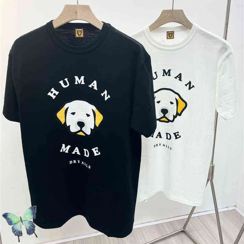 Erkek T-Shirt Erkek Kadın Yaz Üst Tee Köpek Baskı İNSAN YAPIMI T-shirt T220909