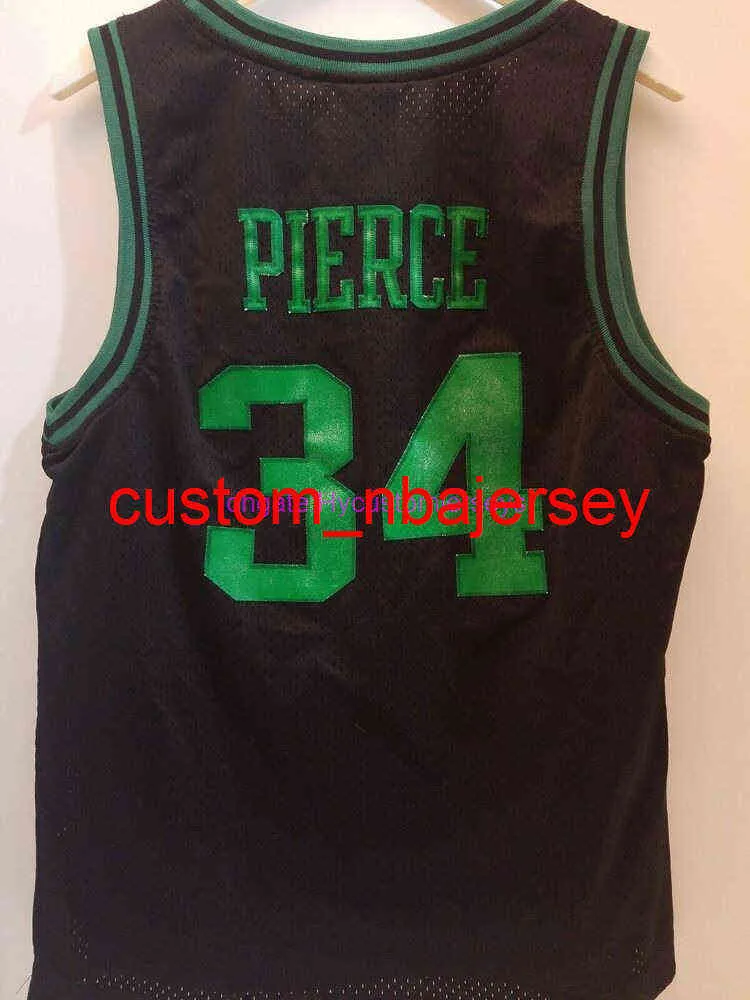 New Paul Pierce Sewing Fãs Jersey Junior RGE Jerseys de basquete