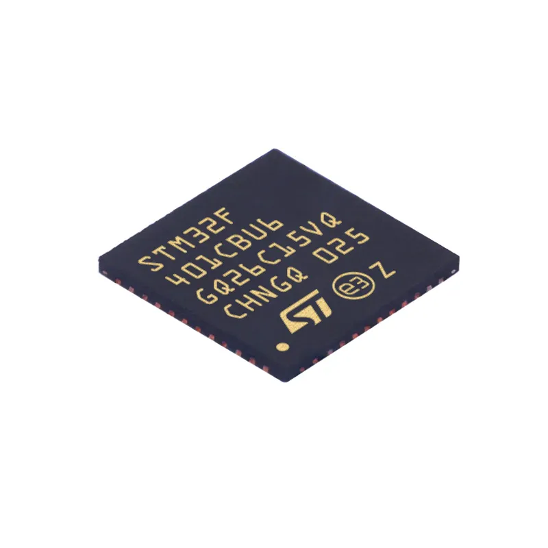 Новые оригинальные интегрированные схемы STM32F401CBU6 IC Chip QFN-48 84MHZ Microcontroller